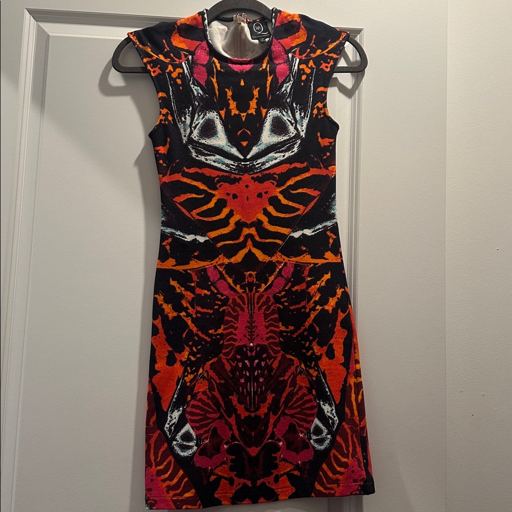 Alexander McQueen Bold Red and Black Dress